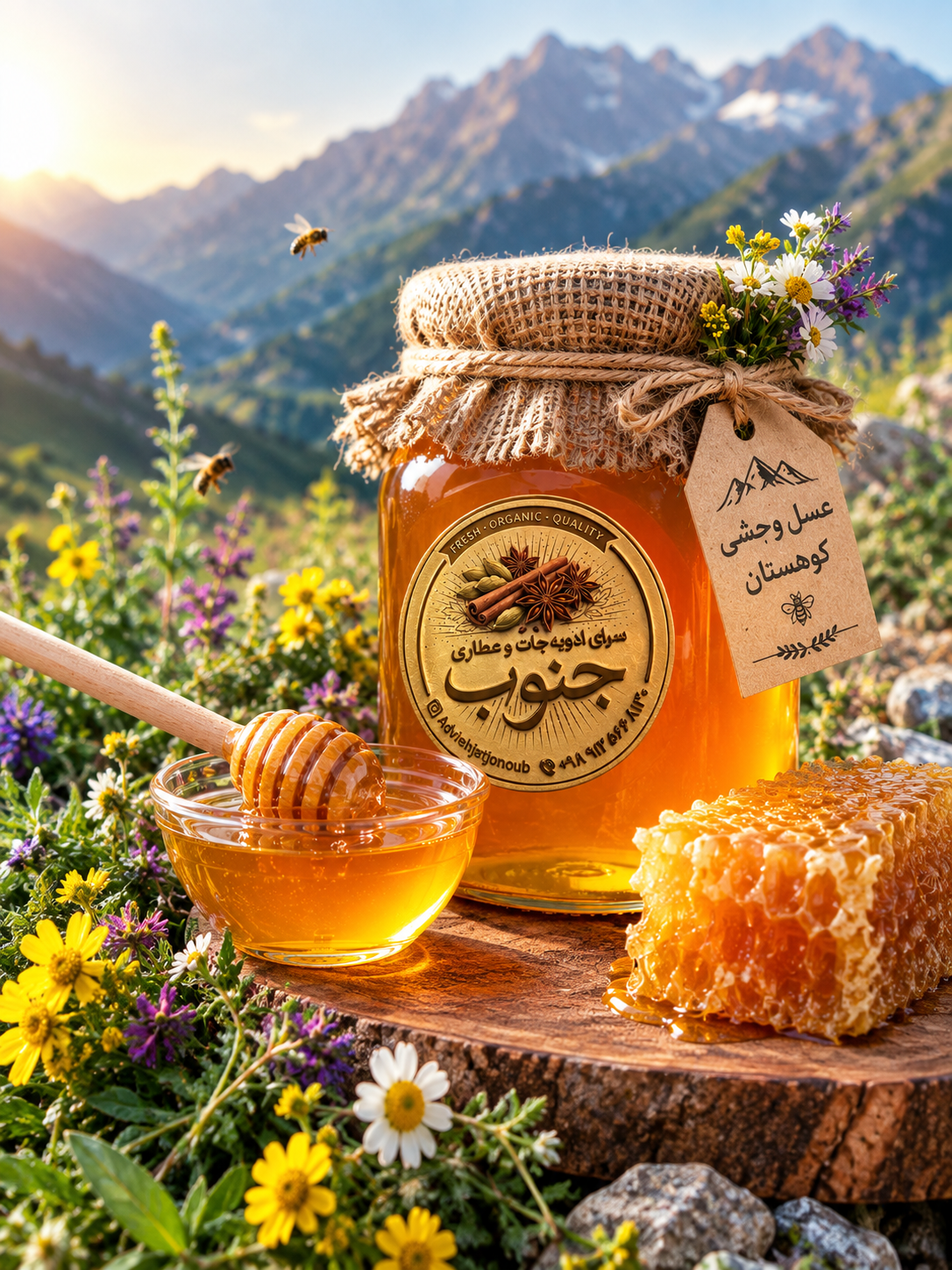 عسل وحشی کوهستان درمانی